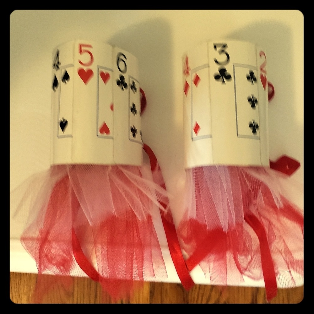 Playing Card wrist cuffs